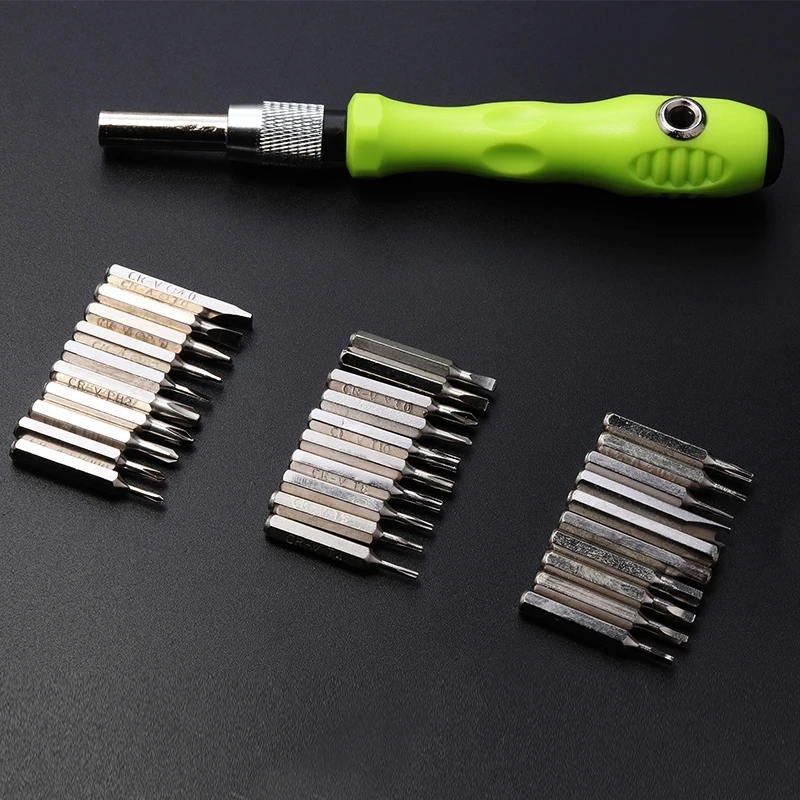 Precision Screwdriver Set for Phone Mobile Ipad Camera Maintenance Tool  32 In 1 Mini Magnetic Screwdriver Set
