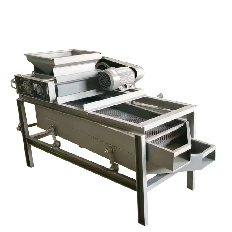 Hazelnut Sheller Cracker Walnut Cracking Almond Shelling Macadamia Tiger Nuts Cashew Pine Nuts Processing Machines