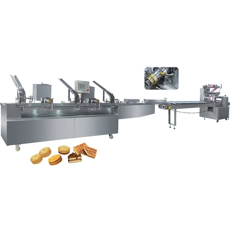 Small Automatic Biscuit Sandwiching  Machine