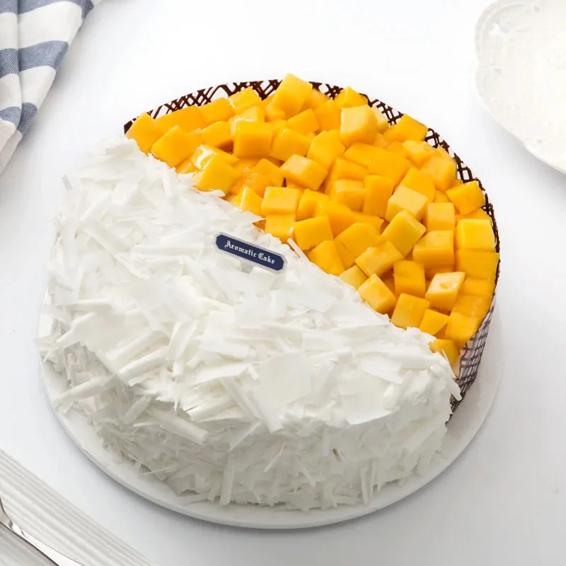 Extra-large round baking silicone mold mousse cake food production