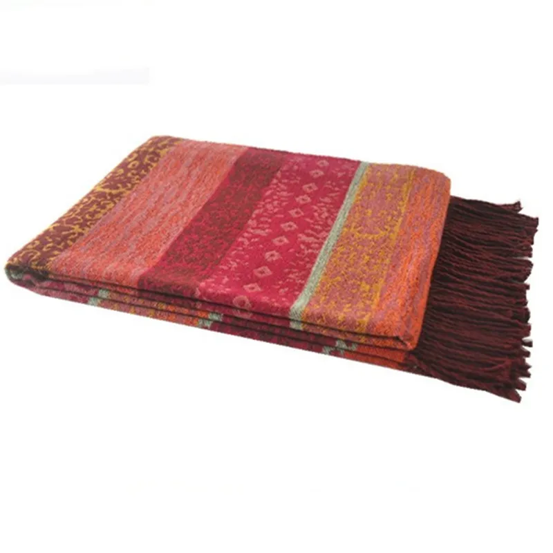 Синие бархатные шали Феникс 100 акрил кашемир супер мягкое пончо женский хиджаб непальская шаль индийский 100% 485 г