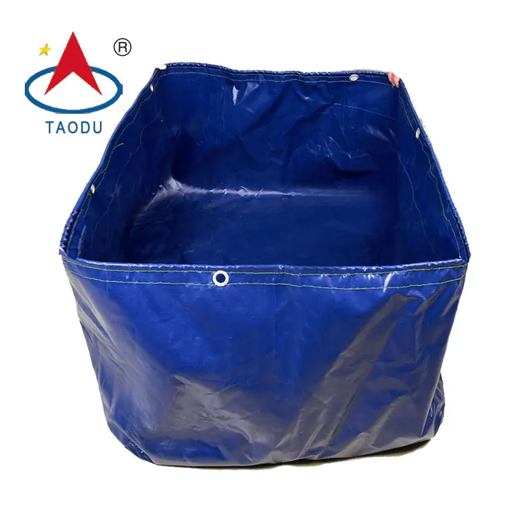 Rectangle PVC tarpaulin farming tank PVC canvas fish pond