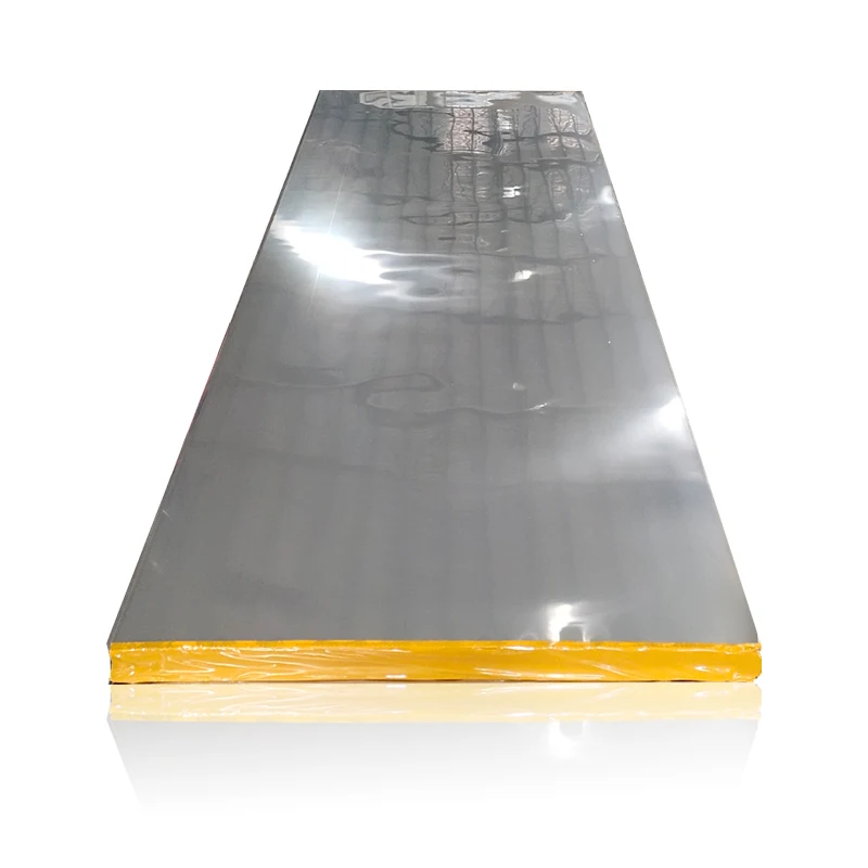 Cladding Panels Exterior Wall Stainless Rock Wool Sandwich Panel And Thermal Insulation Wall Panel