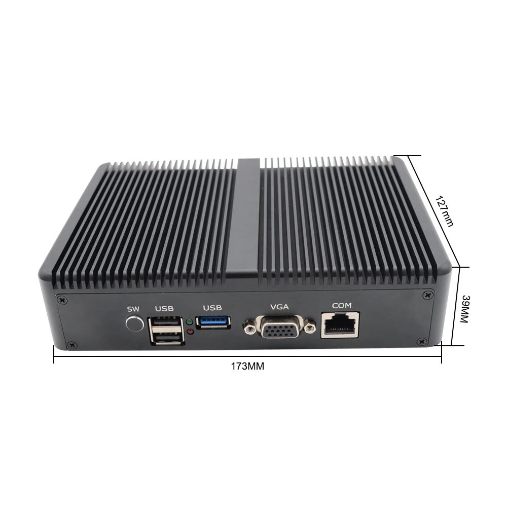 Eglobal Fanless Pfsense Mini PC J1900 Quad Core 4*I-ntel WG82583 Gigabit Nics Firewall Multi-Function Network Security Router