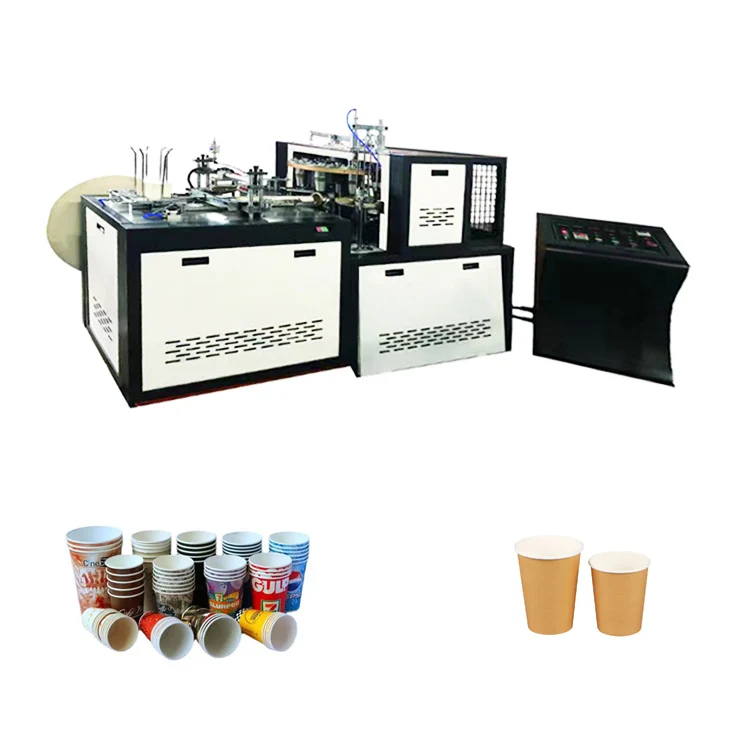 High Speed Fully Automatic Disposable New Top Paper Cup Price  Forming Making Machine For Manufacture Of Coffee Paper Cup