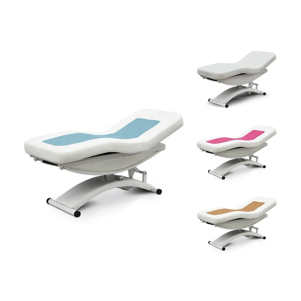 Modern Adjustable Therapy Spa Salon Cosmetic 3 Electric Motors Beauty Treatment Massage Table lift Facial Bed Podiatry Chair