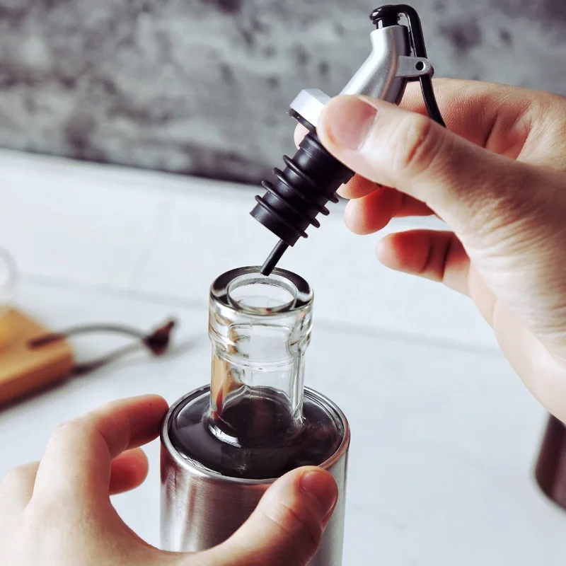 European Style New Design Oil & Vinegar Glass Bottle for Kitchen