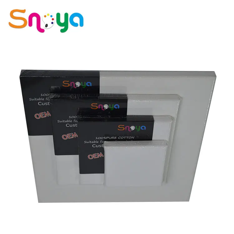 
Glossy Coating white picture 60x80cm wood frames stretched canvas print paintings 