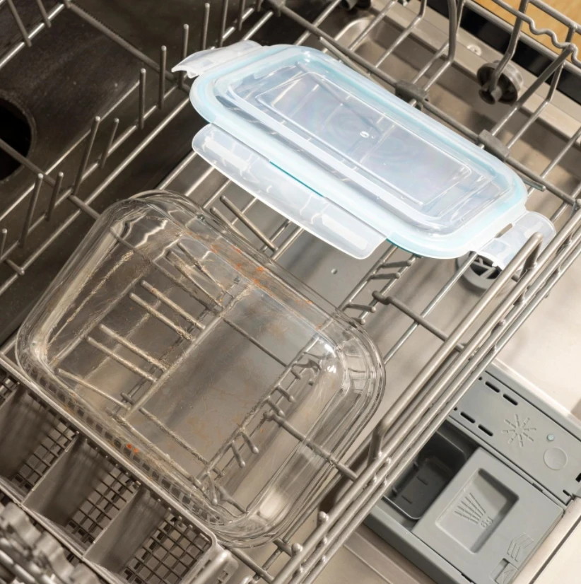 Eco Friendly airtight Glass Meal Prep BPA Free glass food storage container set with lid