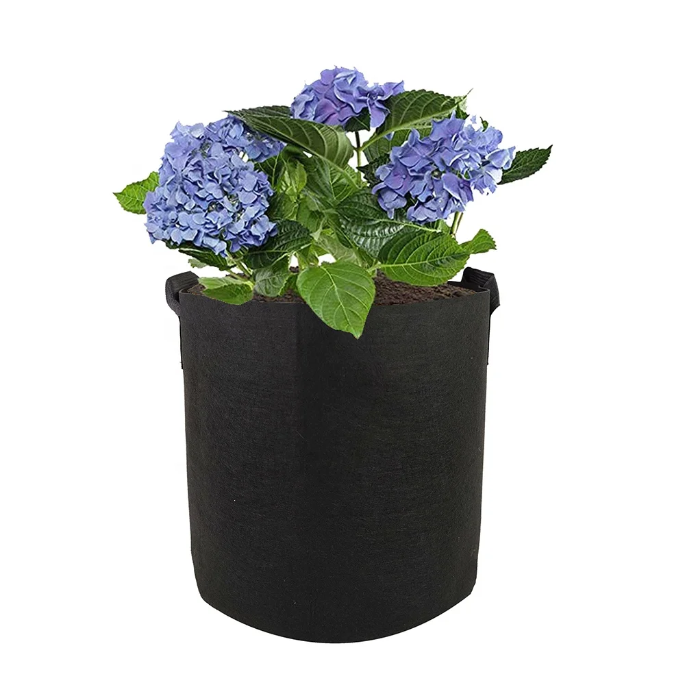Durable heavy duty 400G thick felt grow bag for strawberry Non woven planter  fabric pots