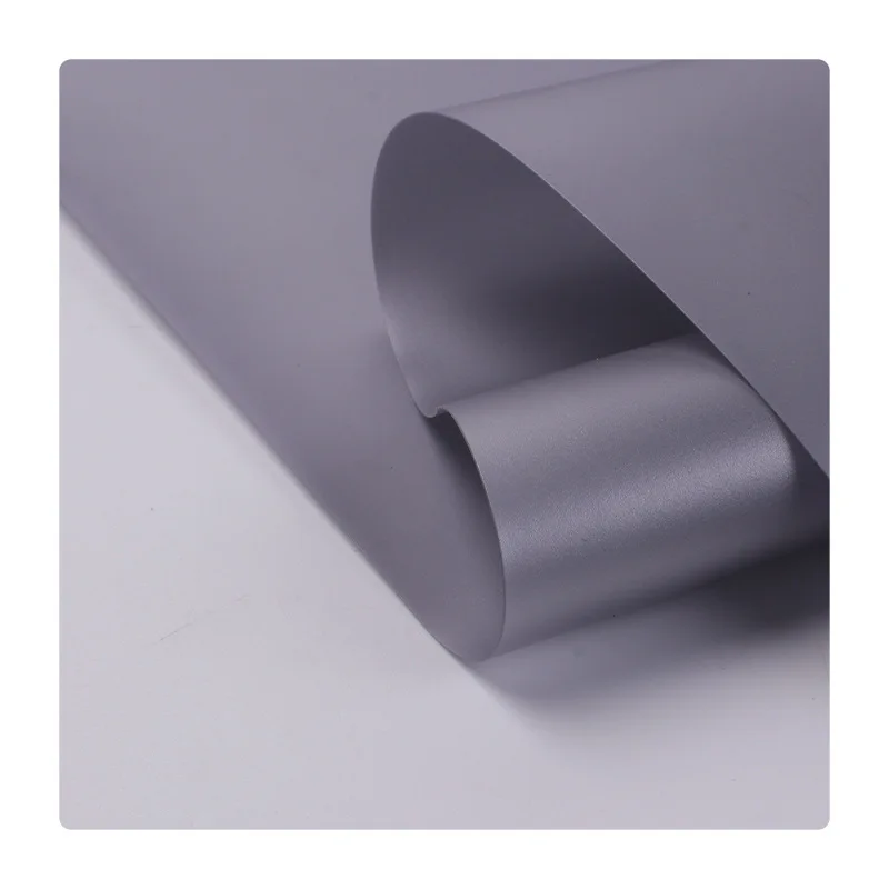 S014 Matte Pearly Translucent PVC plastic film 0.3mm printing faux leather for accessories craft stationery further processing