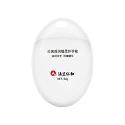 FaLanRenHe Rose extract Anti Aging Handcream Foot and Hand Whitening Moisturizing Travel Hand Cream Private Label for dry skin
