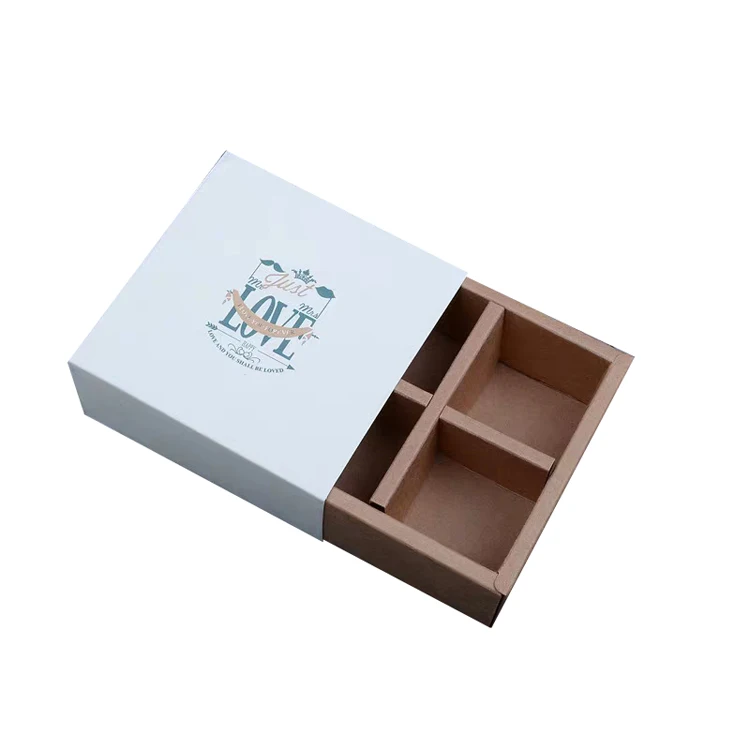 Customized Recyclable Rigid Chocolate Packaging Drawer Box Candy Boxes for Party