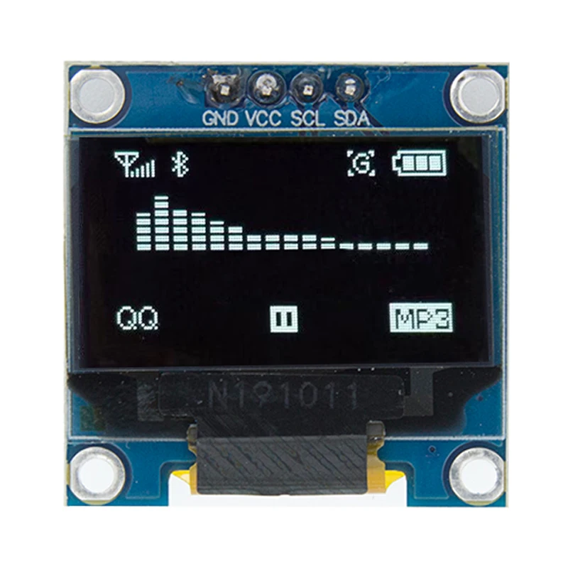  Светодиодный модуль OLED IIC I2C 0 96 дюйма 4pin