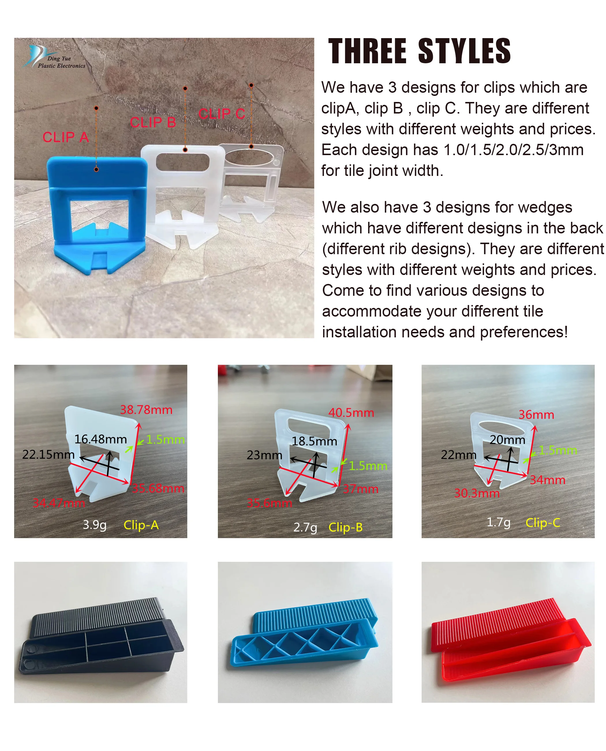 wedges and clips plastic wedge shims floor leveler tile leveling system wall floor clips wedges 1.5mm