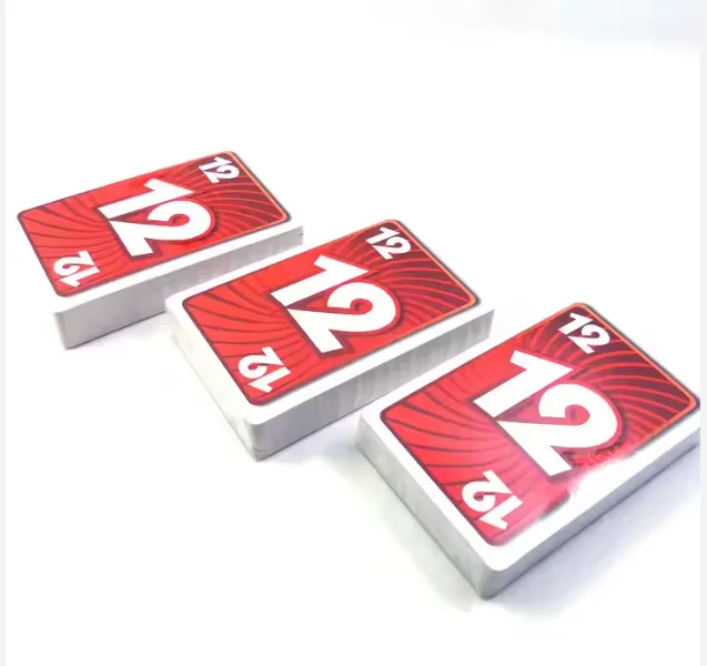 Classic Unoss no Mercy Skip bo Flip PLUS Poker Thickened Paper Full Range Party Playing Skip bo Cards Game for Kids Adults