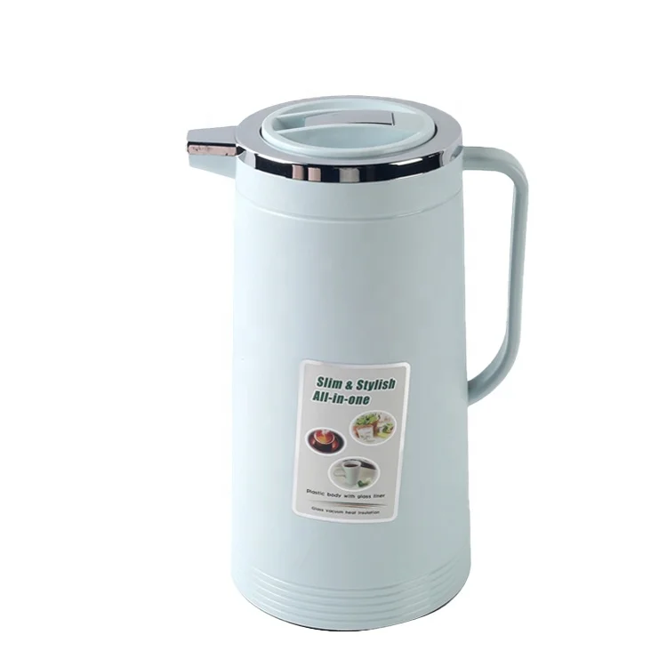 1L 1.55L 1.9L Flask Vacuum Jug Modern Classic PP Plastic Glass Liner Coffee Jug Vacuum Thermos