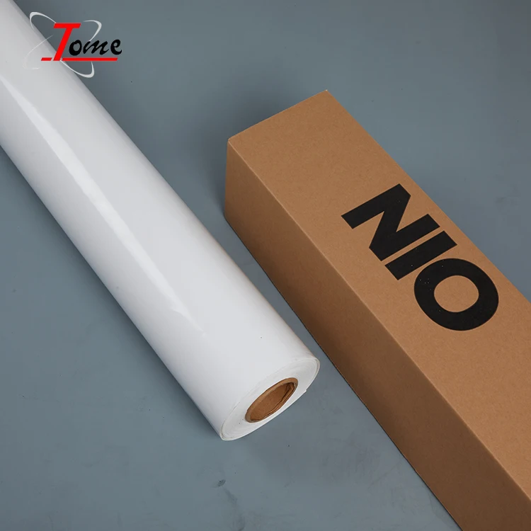 Материал ПВХ виниловые рулоны новый продукт самоклеящаяся автомобильная пленка NIO рекламная печать чистая деревянная бумага