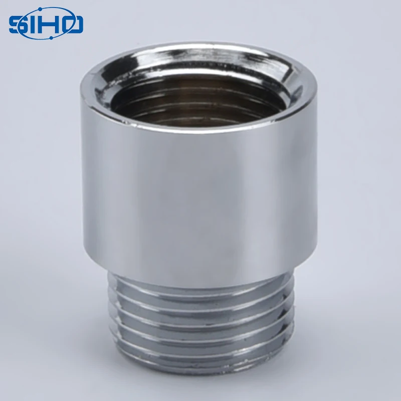 Male female thread stainless steel brass extension nipple with top quality