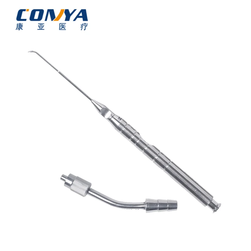 Reusable cerumen hook set with suction tube Middle Ear microsurgery surgical instruments ENT