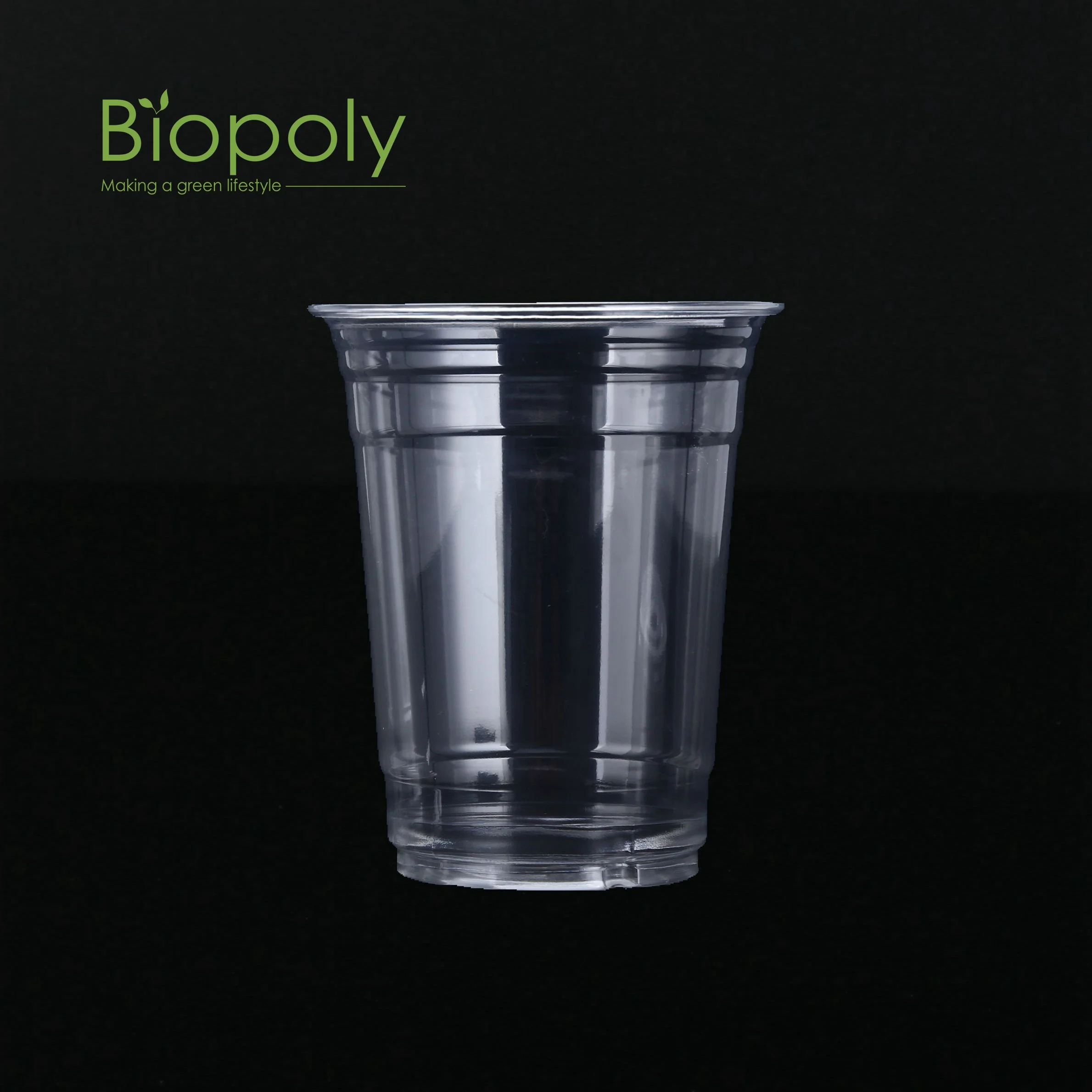 2024 Hot Sales Biodegradable Disposable Non-Plastic PLA Clear Cups for water milk coffee drinking