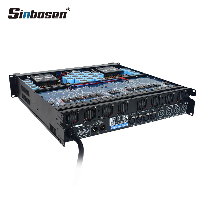 DS-20Q professional subwoofer 8 ohms 4 channel 4000 watts audio power amplifiers sound system