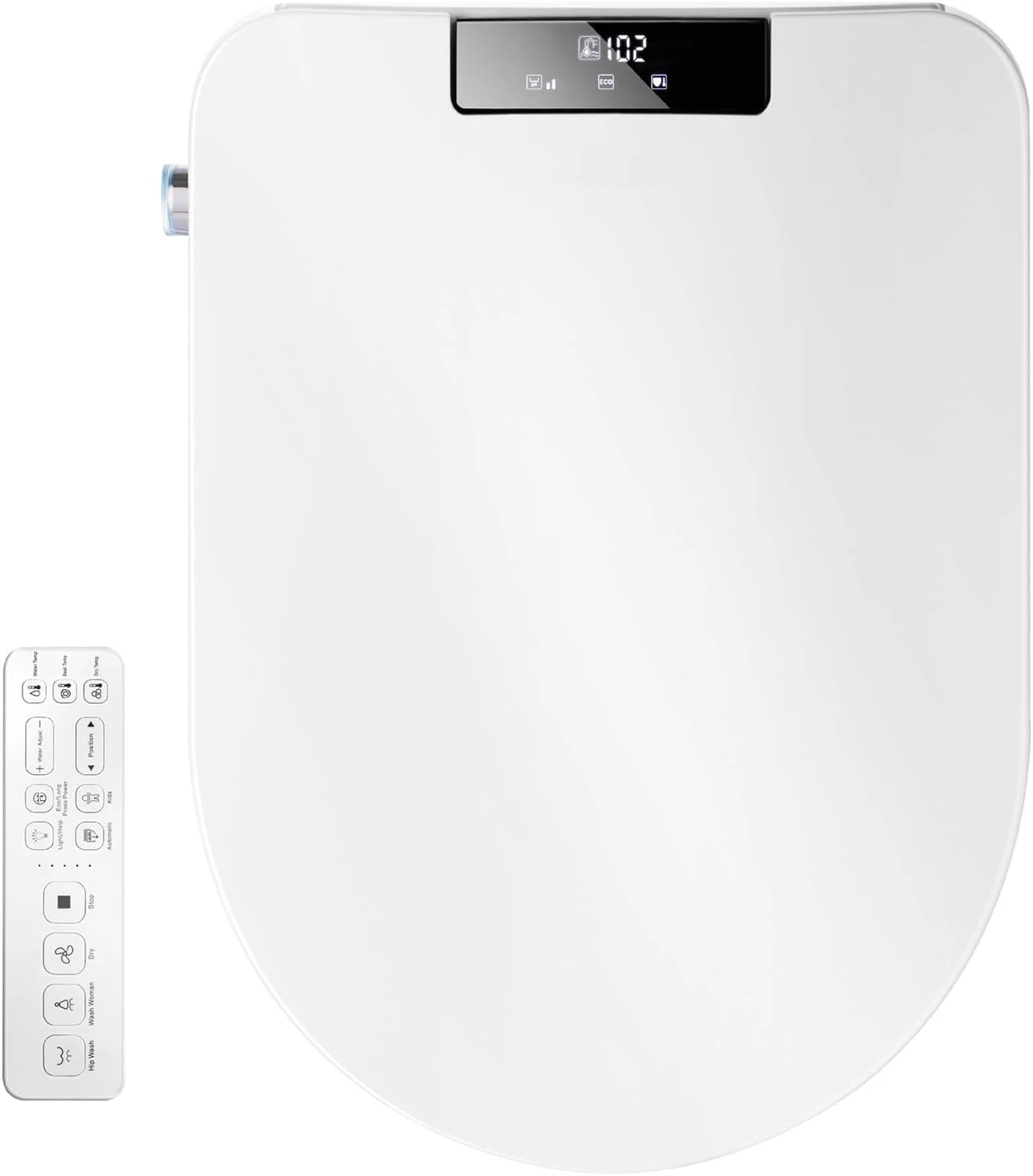 Good price digital display u shape automatic bidet toilet seat cover for bathroom redecoration