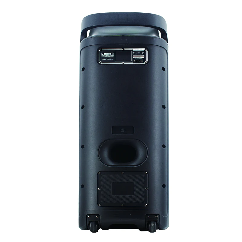 Double 10 Inch Recharging Trolley Portable Speaker Trolley Sound Speaker Box Wireless Speaker