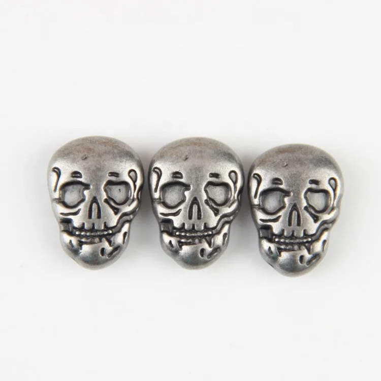 NIUNIU Factory Wholesale Best Quality Alloy Brass Metal Skull Jeans Rivets Buttons For Garment From China