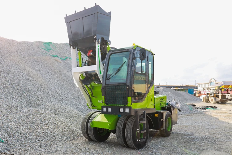 CE ISO HUAYA new design mini 3.5 cbm 4 cbm 6.5 cbm Self Loading Concrete Mixer most popular for sale