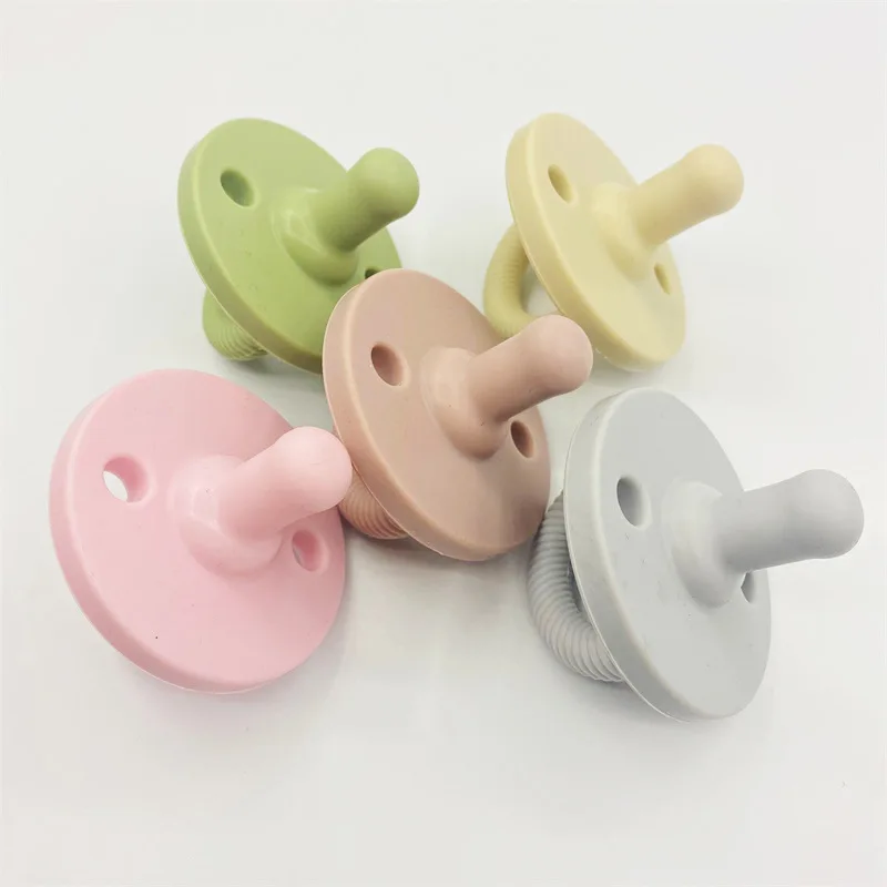 Customized Eco-friendly Comfortable Infant Pacifier Dishwasher Safe Waterproof BPA Free Cutie Soother Silicone Baby Pacifier