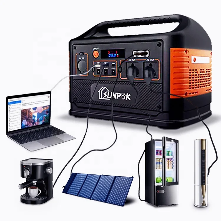 Sunpok 300W 1000W 1Kw power bank 300wh 1Kwh акумуляторная батарея Солнечная портативная электростанция для Открытый солнечной энергии