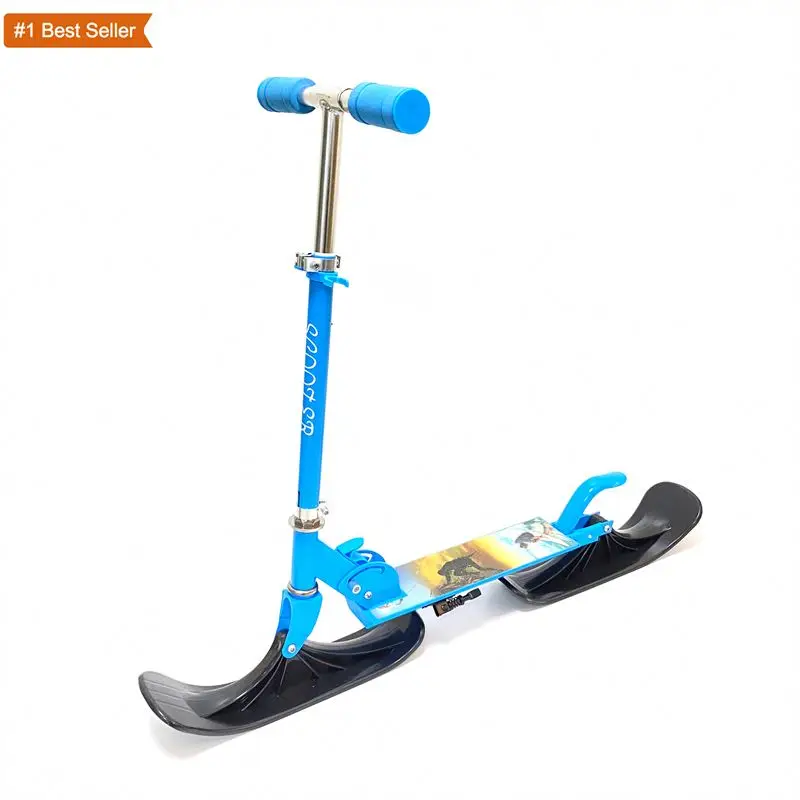 Istaride 2 In 1 Snow Scoote Ski Snowboard Sleigh Accessory Children  Wheel Winter Snow Sport Sledge Scooter