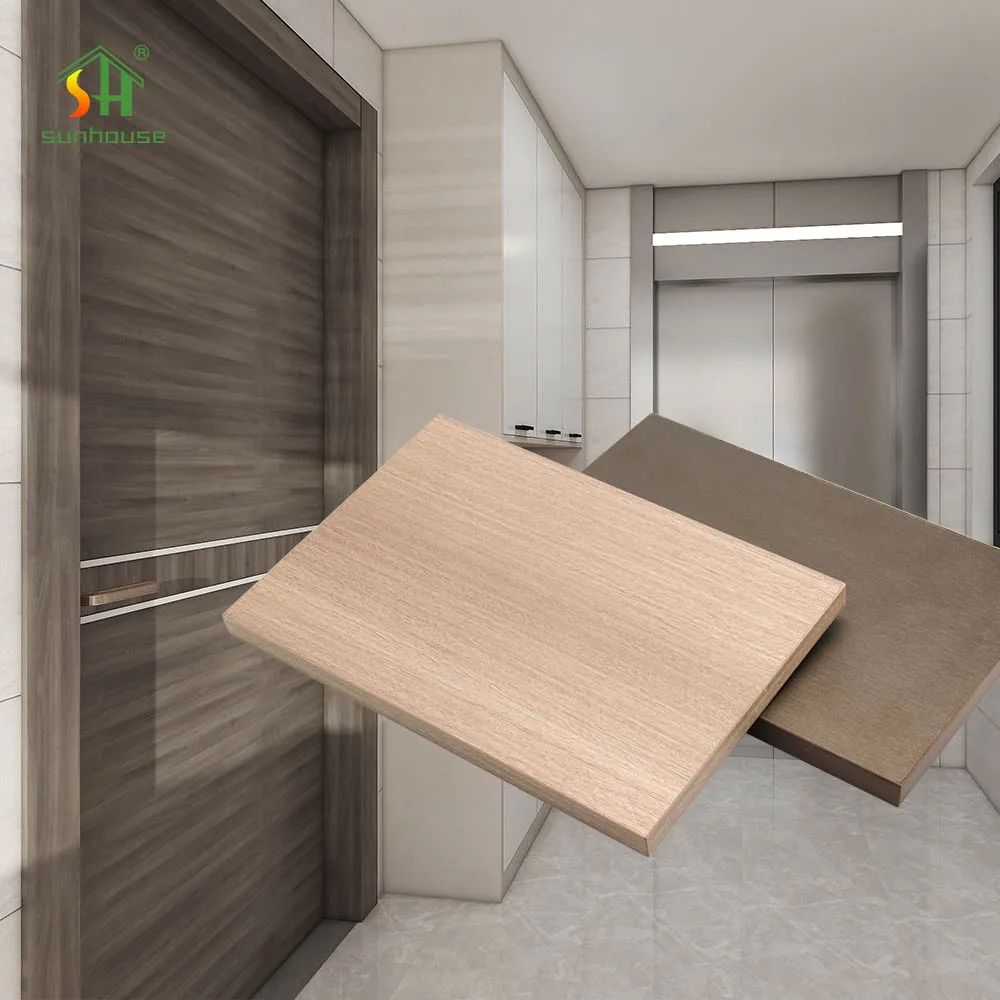 New Arrivals Quality Certification Smooth Surface Melamine Plywood 18Mm For Furniture Manufacturing