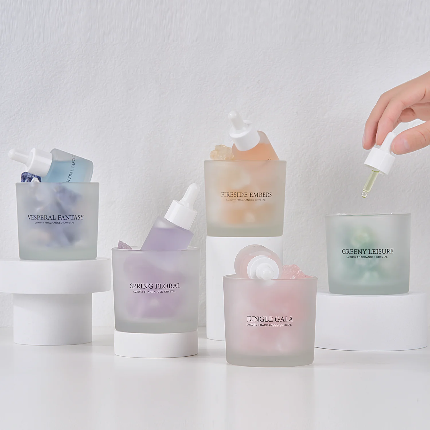 Supplier Home crystal aromatherapy stones crystal stone fragrance oil diffuser