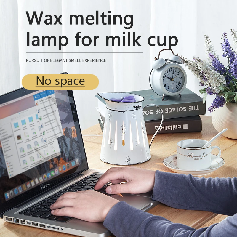 OEM ODM Design Metal Tea Pot Design Home Decor Fragrance Wax Blocks Melter Aromatherapy Lamp Wax Warmer