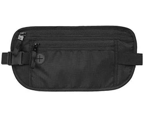FREE SAMPLE Secure Travel Money Belt, Undercover Hidden RFID Blocking Travel bag, Anti-Theft Passport Wallets for Men & Women
