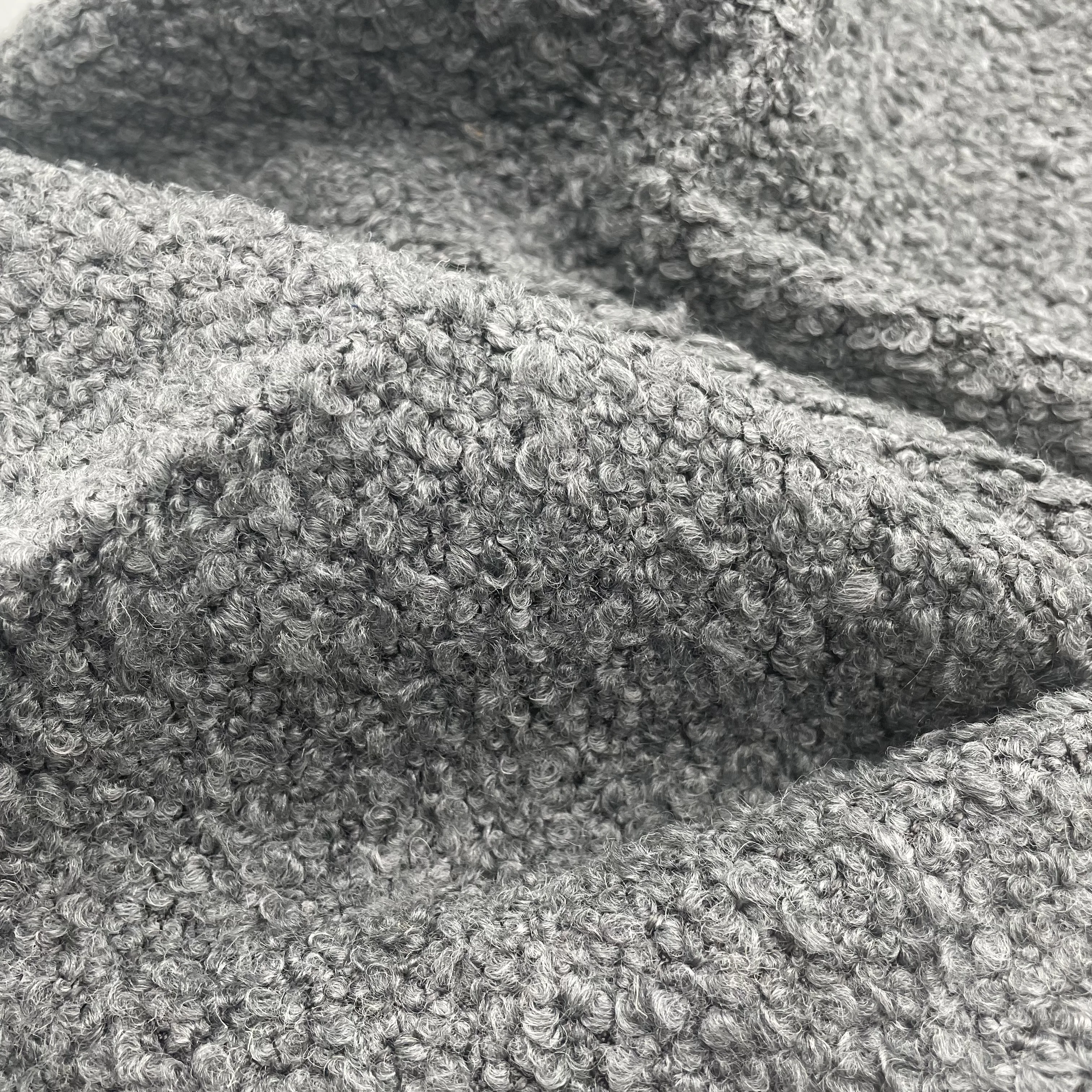 Wholesale Similar to wool chenille fabric dyed good quality fabric Wool  Acrylic polyester textile fabric