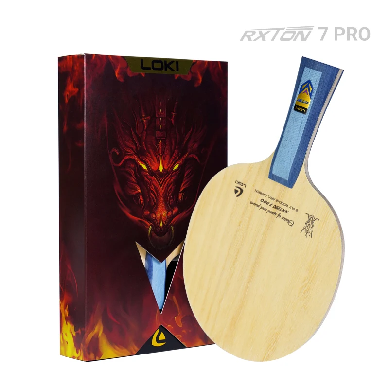LOKI Rxton 7Pro Koto Ayous профессиональный уровень ракетка для настольного тенниса Нижняя пластина 7-слойный Настольный теннис карбоновое лезвие