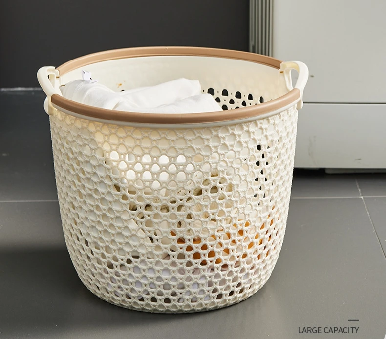 Laundry Basket Clothes Hamper Durable Portable Laundry Bin for Bedroom, Laundry Room, Closet, Bathroom