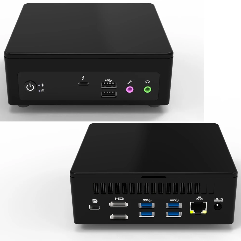 Soyeer F7 Intel MINI PC I7 11th 1165G7 I5 1135G7 Gaming MINI PC For Win10/Win11 DDR4 NUC Desktop Mini Computer 8k DH