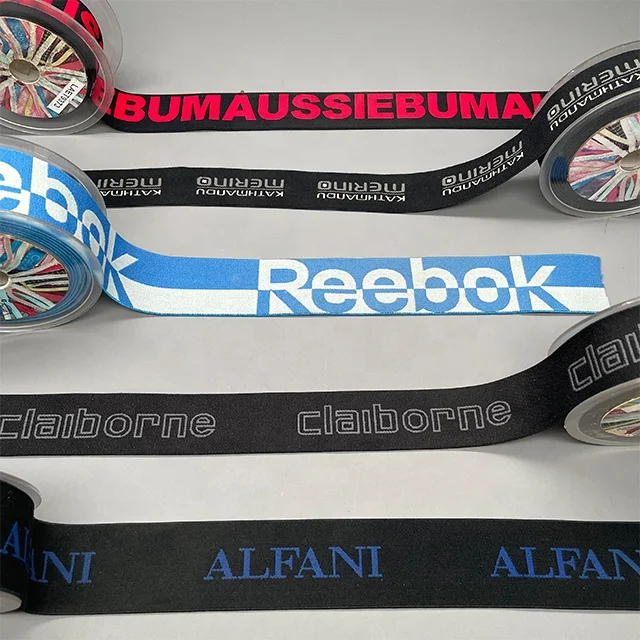 TUTON Customer Multicolor Silicon Printed Sustainable Polyester Elastic Tape Band Elastic Band For Underwear