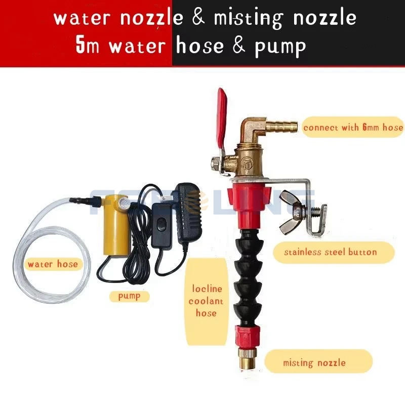 FSBOLING nozzles for dust spraying systems for marble masonry cutting machines Coolant spray dust control