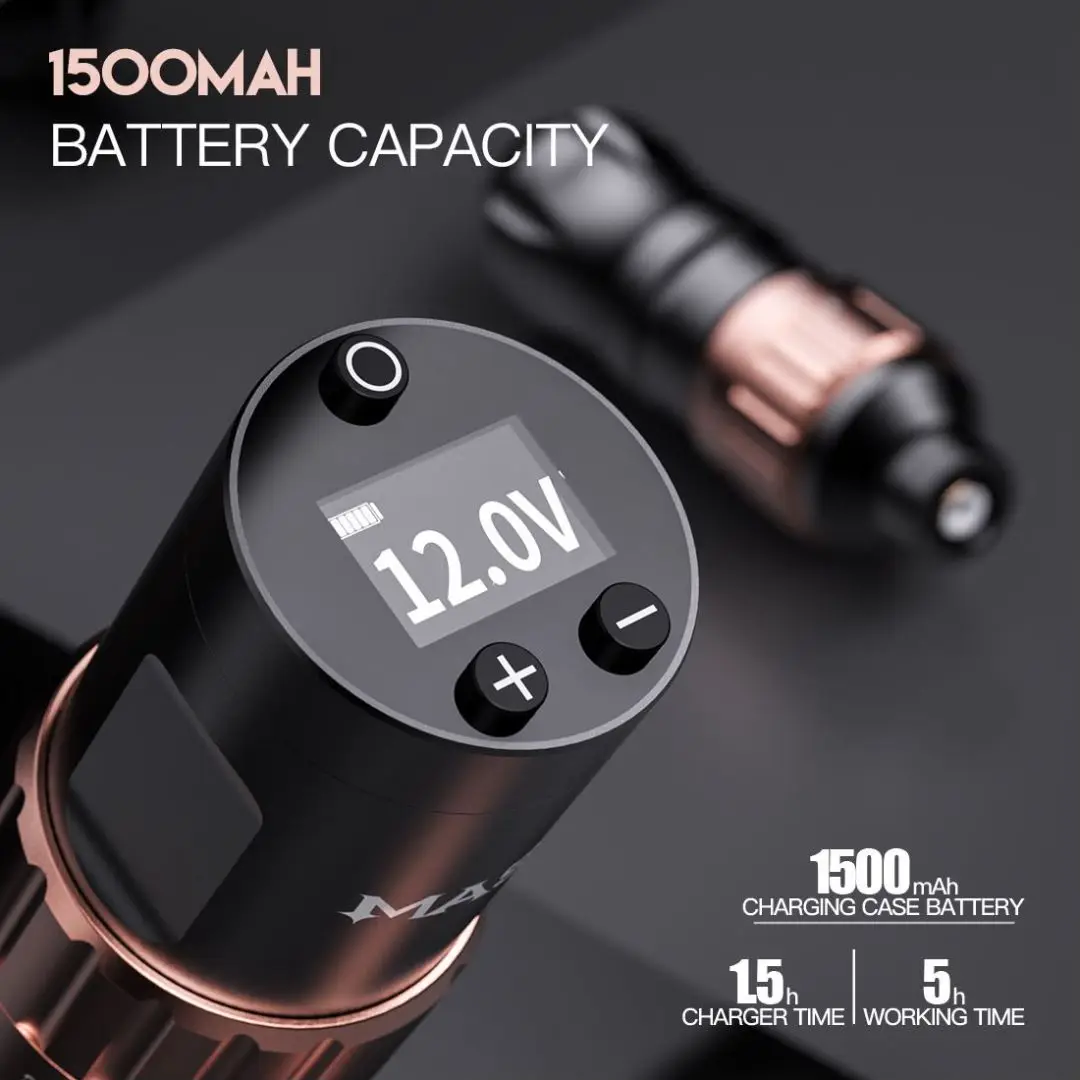 MAST Fold 2 Tattoo pen wholesale price wireless tattoo eyebrow  machine with large capacity battery