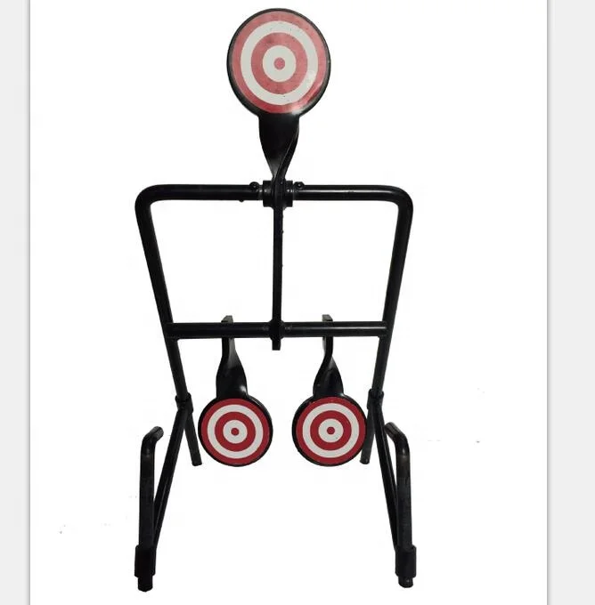 Steel resetting shooting target