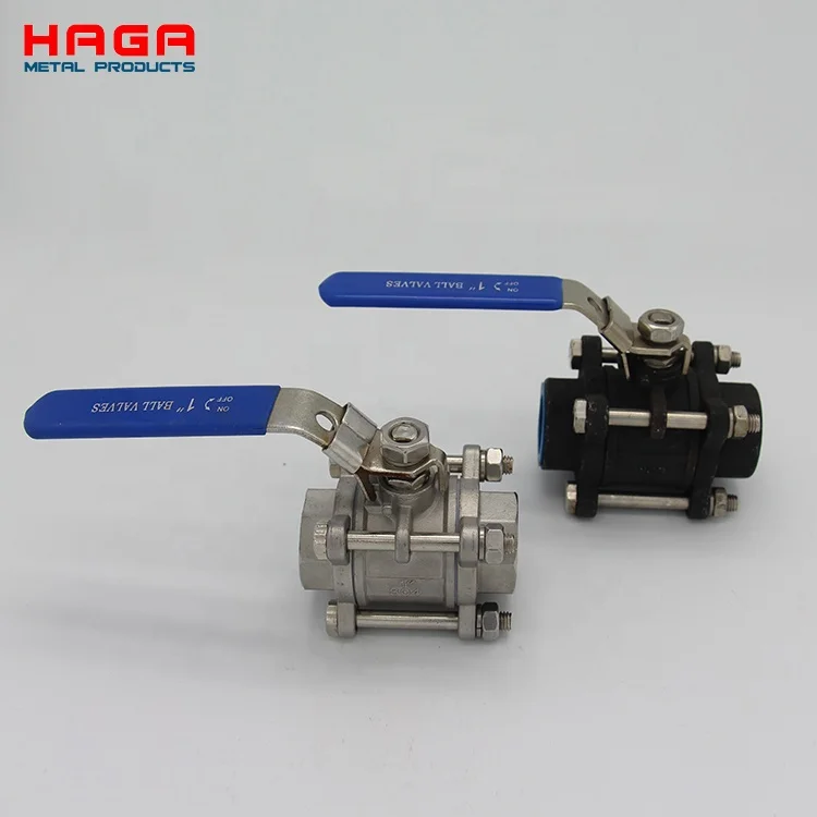 Stainless Female Thread Ball Valve Dn40 Pn25 Chlorine Ball Valve Duplex Ball Valve