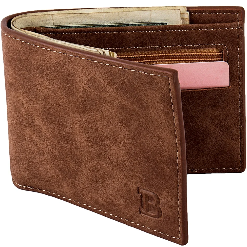 Leather Wallets for Men RFID Blocking Super Design Front Pocket Wallet