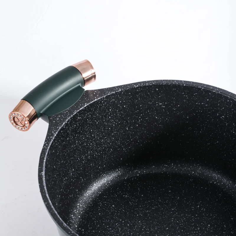 
Nostick foods casserole aluminum home cooking fry pan and classic aluminium casserolle set 