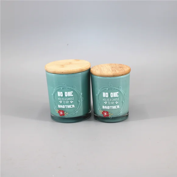 Custom Mini Decorative Scented Soy Wax Fragrant Glass Jar Candles