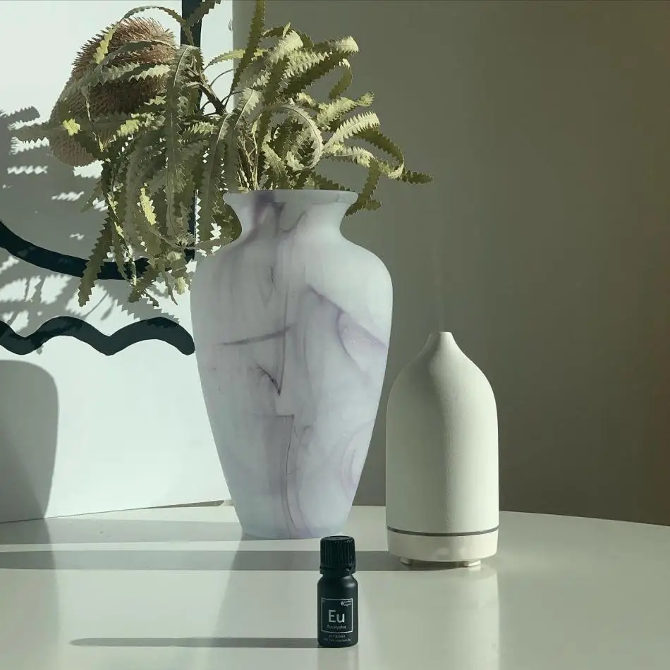 Оптовая продажа, керамические эфирные масла, ультразвуковой ароматизатор для ароматерапии, 7 цветов, световой аромадиффузор